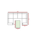 Outdoor Wicker Sectional With Weather Resistant Cushions And Table