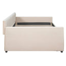 Upholstered Daybed With Slat Support