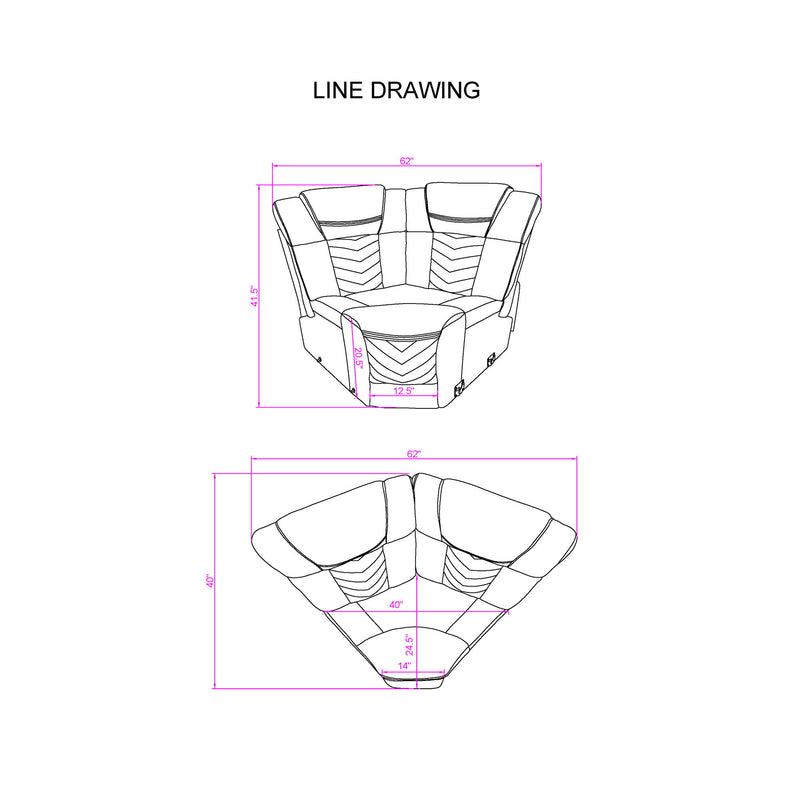 Raize - Sectional - Ash