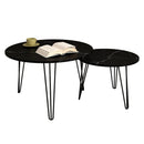 Round Nesting Coffee Table For Living Room (Set of 2)