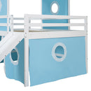 Loft Bed & Slide Tent And Tower