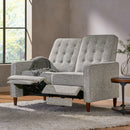 Manville - Contemporary Tufted Loveseat Pushback Recliner