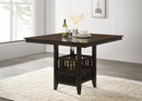 Jaden - Square Counter Height Dining Table - Espresso - Atlantic Fine Furniture Inc