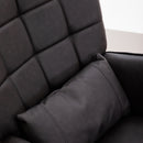 Modern Accent Arm Chair High Back With Metal Legs And Soft Padded