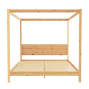 Canopy Bed Frame Modern Minimalist Boho