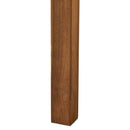 Perla - Rustic Square Coffee Table With Block Legs