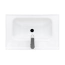 Modern Freestanding Bathroom Vanity With Ceramic Sink, Hot And Cold Faucet, Storage Cabinet & Open Shelf