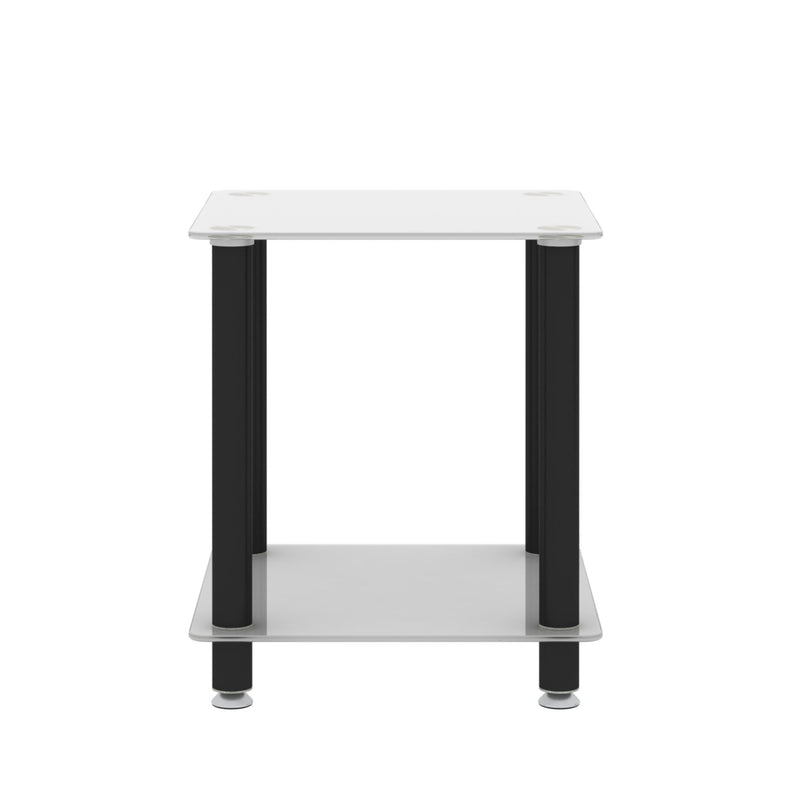 Side Table, 2 Tier Space End Table, Modern Night Stand, Sofa Table, Side Table With Storage Shelve