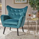 Alyssa - Mid Century Upholstered Arm Chair With Wingback Design