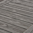 Outdoor Acacia Wood Dining Table, Sandblast Finish