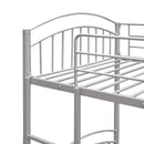 Twin Over Twin Metal Bunk Bed,Divided into Two Beds(Silver){OLD SKU:MF280424AAN}