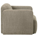 Dorset - Fabric Upholstered Round Track Arm Accent Chair