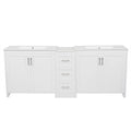Double Sink Bathroom Vanity With Quartz Countertop