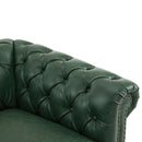Chesterfield Style Swivel Club Chair With Button Tufted