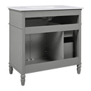 Bathroom Vanity With Sink, Freestanding Cabinet & Drawers
