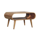 Solid Wood Open Coffee Table