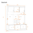 Entryway Hall Tree With Bench And Storage, 5 In 1 Coat Rack