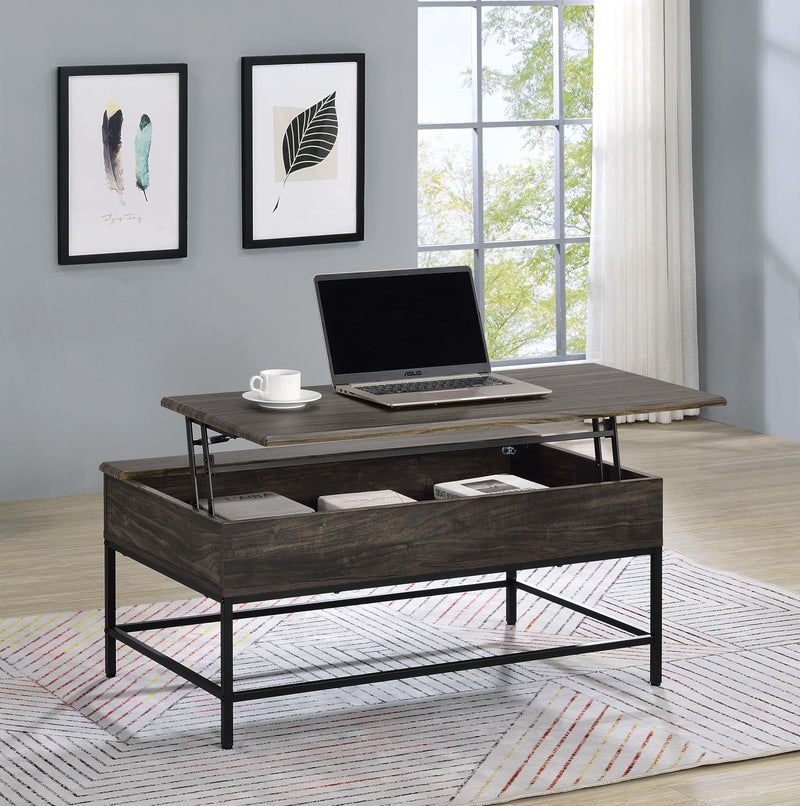 Cliff - Lift Top Coffee Table - Brown