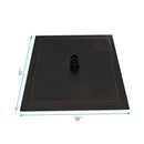 10" Square Rainfall Shower Head With Silicone Nozzle - Oil-Rubbed Bronze