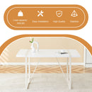 Industrial Rectangular Dining Table For 4 - 6 People