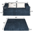3 Seat Folding Floor Couch & King Size Bed Mattress