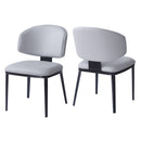 Modern Upholstered Dining Chairs (Set of 2)