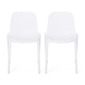 Outdoor Stacking Dining Side Chair (Set of 2)