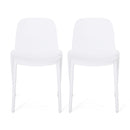 Outdoor Stacking Dining Side Chair (Set of 2)