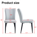 Modern Minimalist Dining Chairs (Set of 2)
