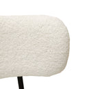 Mid-Century Modern Dining Chair With Curved Backrest