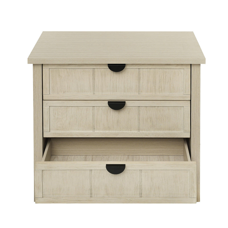 3 Drawer Cabinet, For Bedroom - Natural
