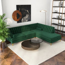 Brooke - Velvet Sectional Sofa