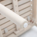 Cordoba - Dining Chair (Set of 2) With Acacia Wood Frame And Water Repellent Fabric - Beige / Yellow