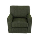 360° Swivel Accent Barrel Armchair With Side Pockets, Compact Design