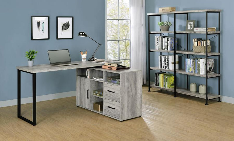 Hertford - L-Shape Office Desk with Storage