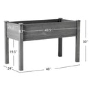 Raised Garden Bed With Legs, Elevated Planter Box For Outdoor Plants