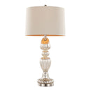 Spade - Contemporary Table Lamp (Set of 2) - Mercury / Nickel / Natural