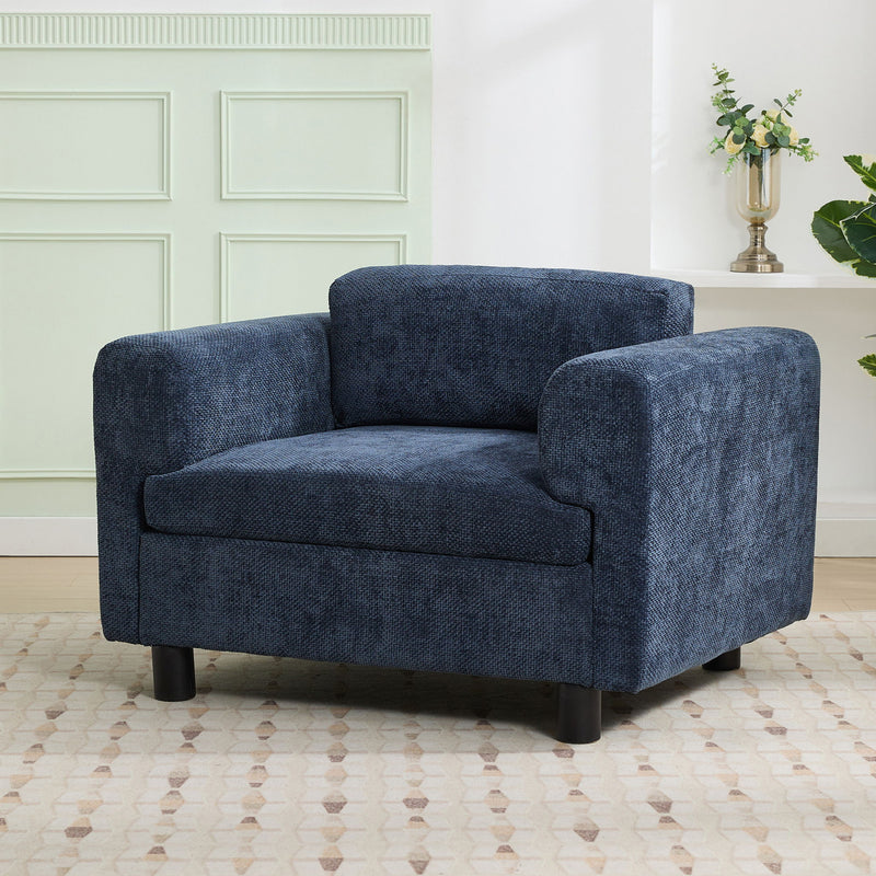 Modern Oversized Armchair Comfy Accent Chair Single Sofa For Living Room