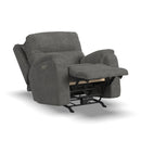 Penn - Power Rocking Recliner With Power Headrest & Lumbar - Dark Gray - Atlantic Fine Furniture Inc
