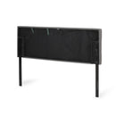 King / California King Sized Headboard - Charcoal Gray
