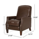 Recliner Chair With Rivets