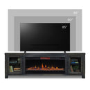 Tybee - Electric Fireplace TV Console For TVs Up To 95" - Clove