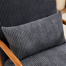 Accent Arm Chair With Pillow Upholstered
