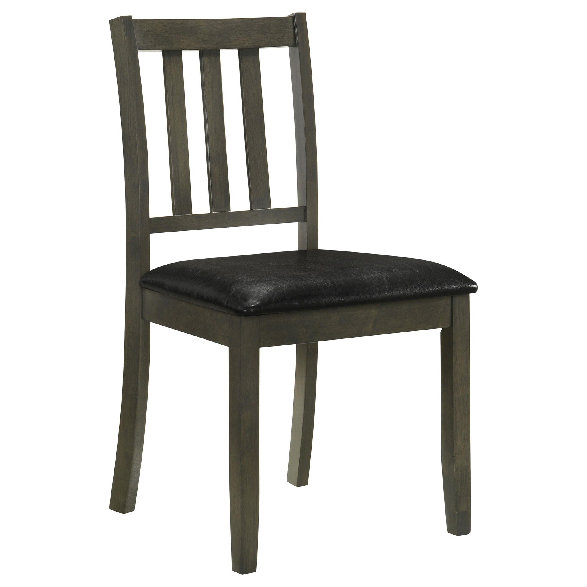 Parkwood 5-piece Square Dining Table Set Charcoal - Atlantic Fine Furniture Melbourne FL