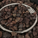 Round Iron Fire Pit With 40,000 Btu
