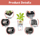 Large Self Watering Flower Pot With Drainage Holes & Inner Tray