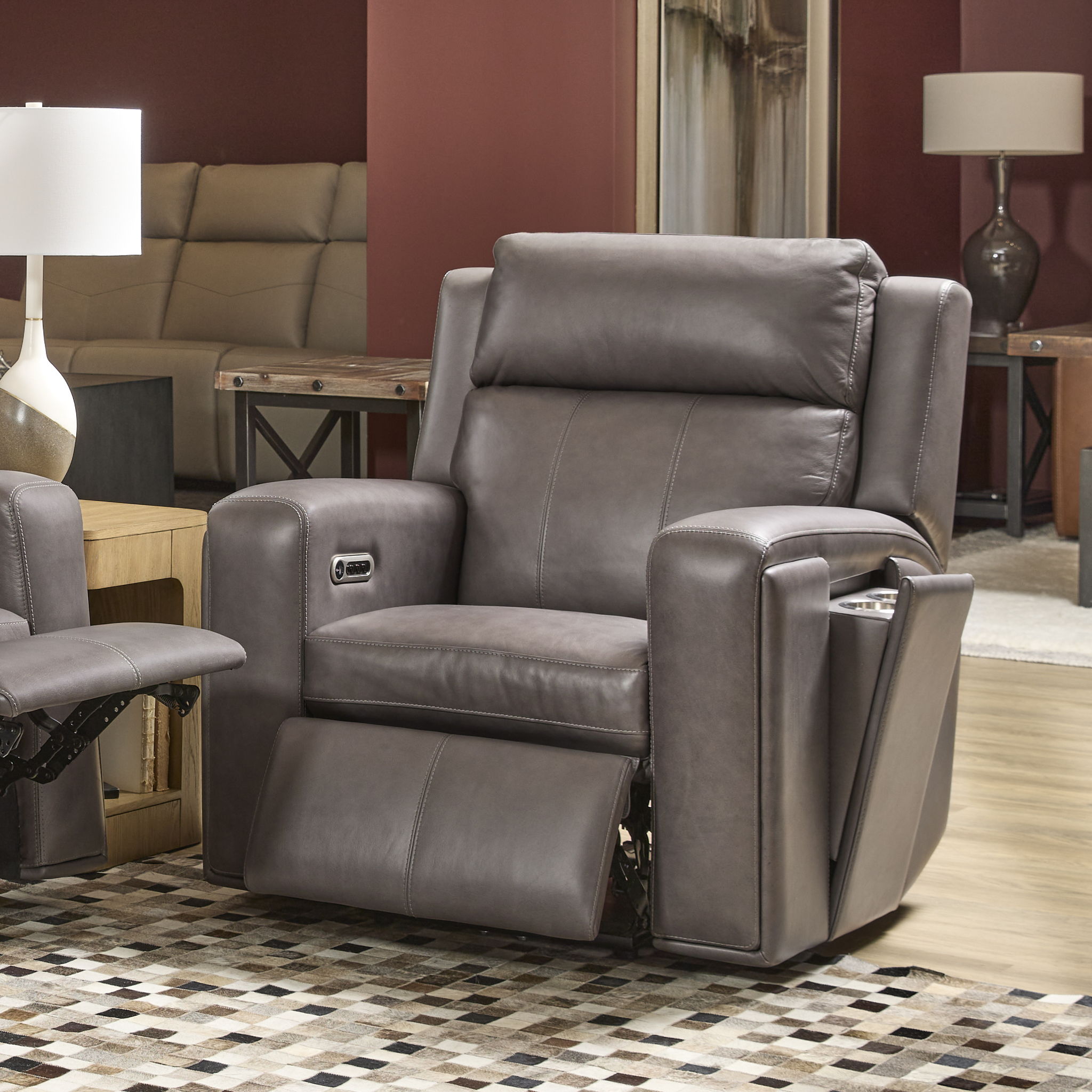 Wyatt - Power Recliner With Power Headrest & Lumbar