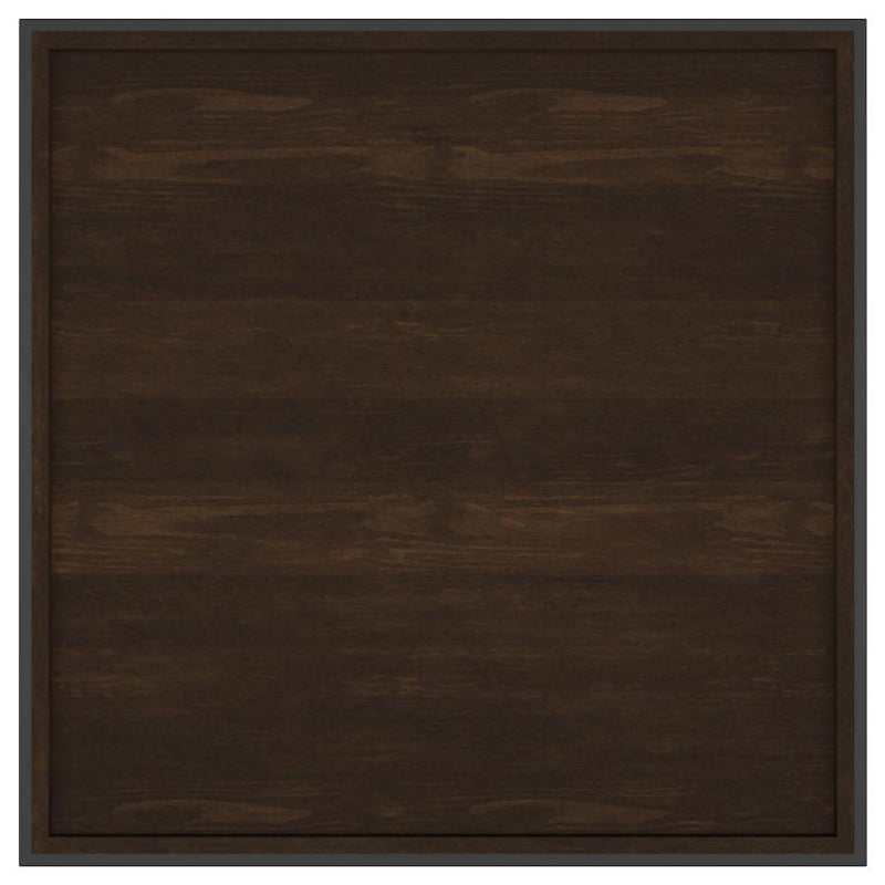 Fulton - Square - Mango Wood Coffee Table - Dark Brown