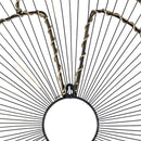 Metal Flowers Wall Decor, Transitional Wall Floral Sculpture For Foyer Porch Hallway Entrance (Set of 3) - Gold