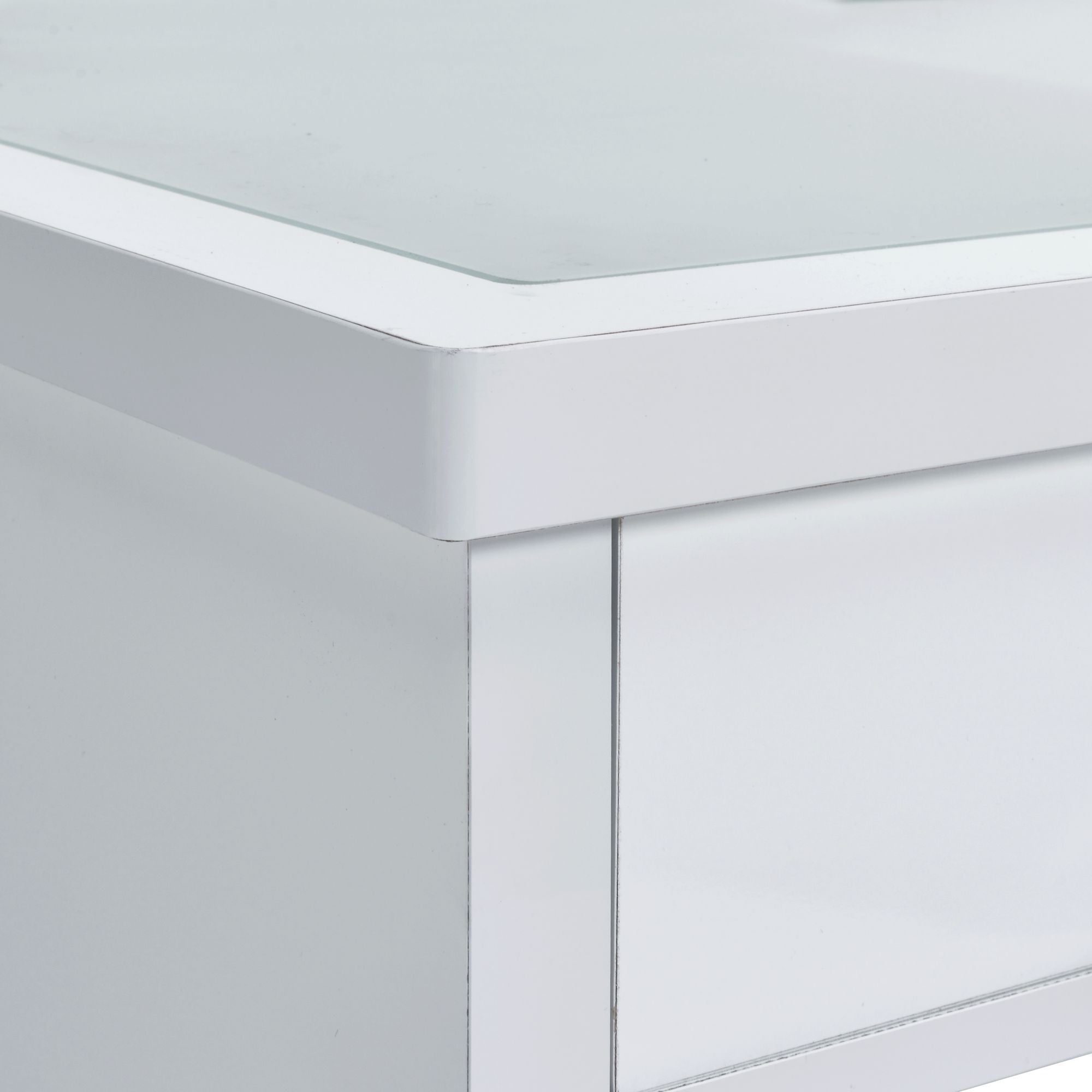 Ariana - Complete Vanity With Lightbulbs - Glossy White